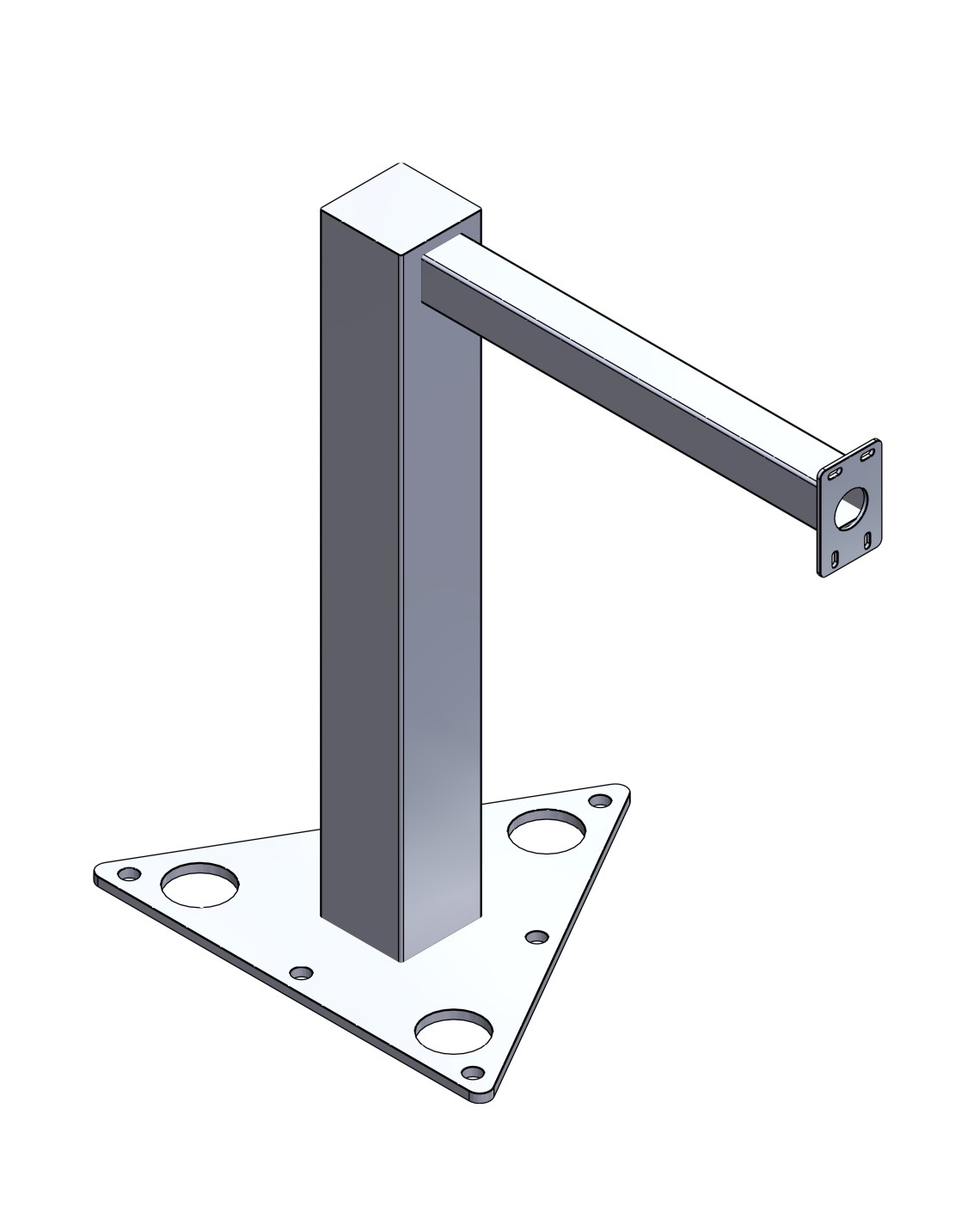 support 01 cam fix Extension simple Mât Tour – Image 1