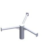 Extension triple Mât Rond